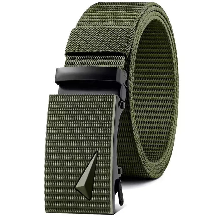 MGS Nylon Breathable Belts for Men: Cowboy Canvas Designer Belt - Outdoor Tactical and Military - Man Gifts Shop