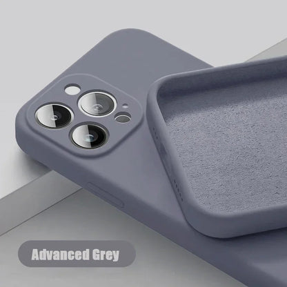 Shock-Proof Silicone Case for iPhone 15 & 16 Series – Soft, Stylish, and Protective