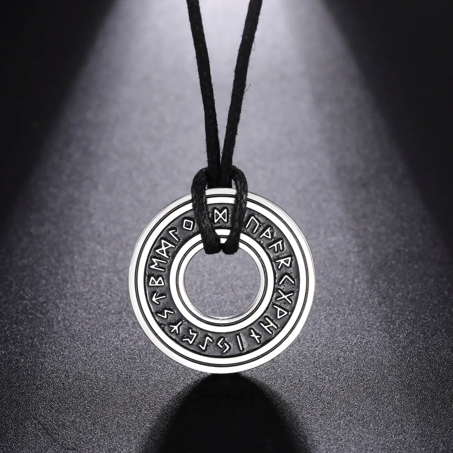 Norse Rune Pendants: Timeless Stainless Steel Necklaces for Men, Featuring Viking Symbols, Pagan Elder Futhark Amulets and Talismans - Man Gifts Shop