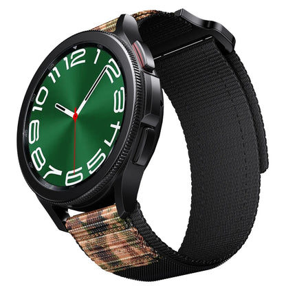 Garmin Easy-Fit Nylon Watch Strap – 20mm/22mm Quick Release Band for Forerunner 255/265/965, Vivoactive 4, Venu & More