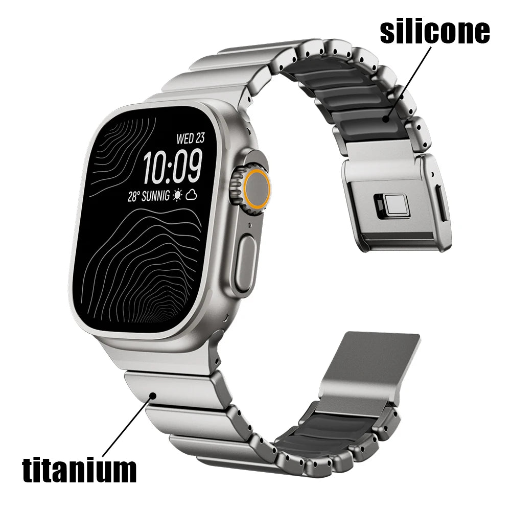 TitanEdge™ Magnetic Titanium Band for Apple Watch Ultra & Series