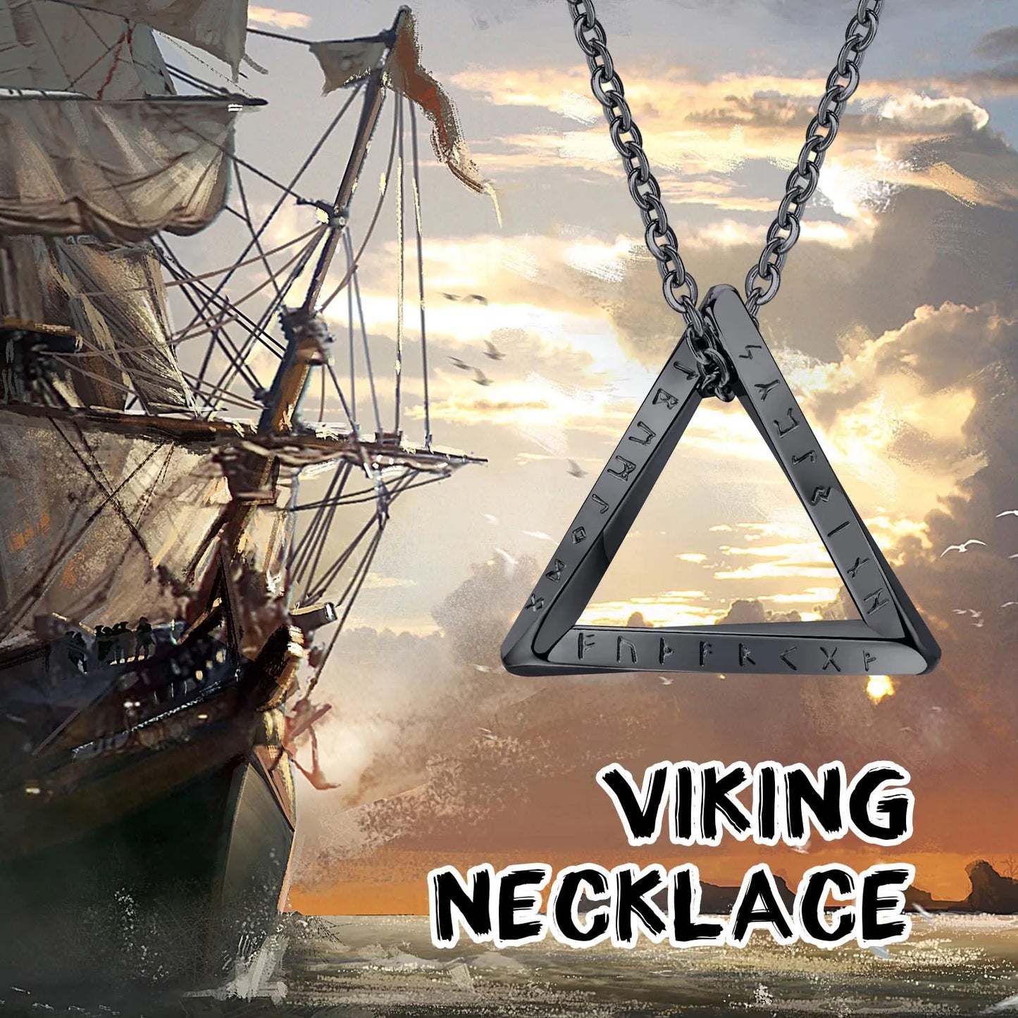 Viking Charm Necklaces: MGS Stainless Steel Collection - Man Gifts Shop