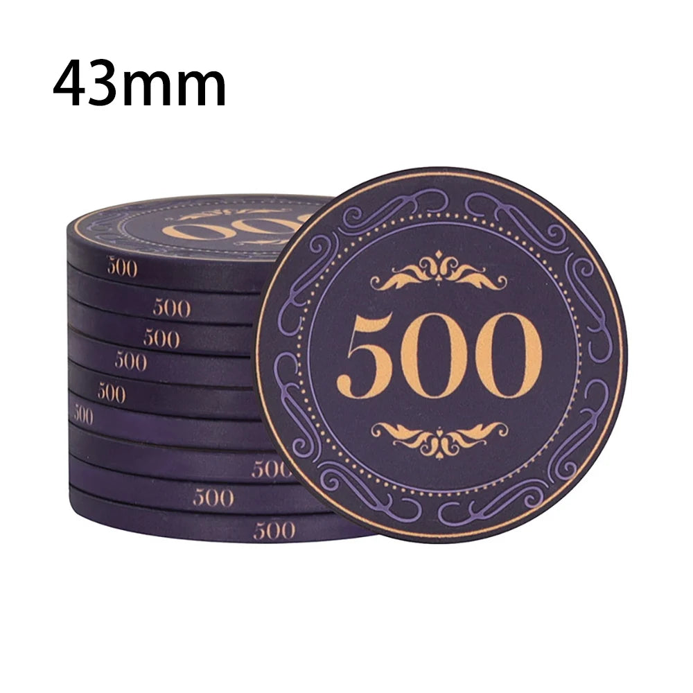 High-Quality 10PCS Ceramic Poker Chips - Man Gifts Shop