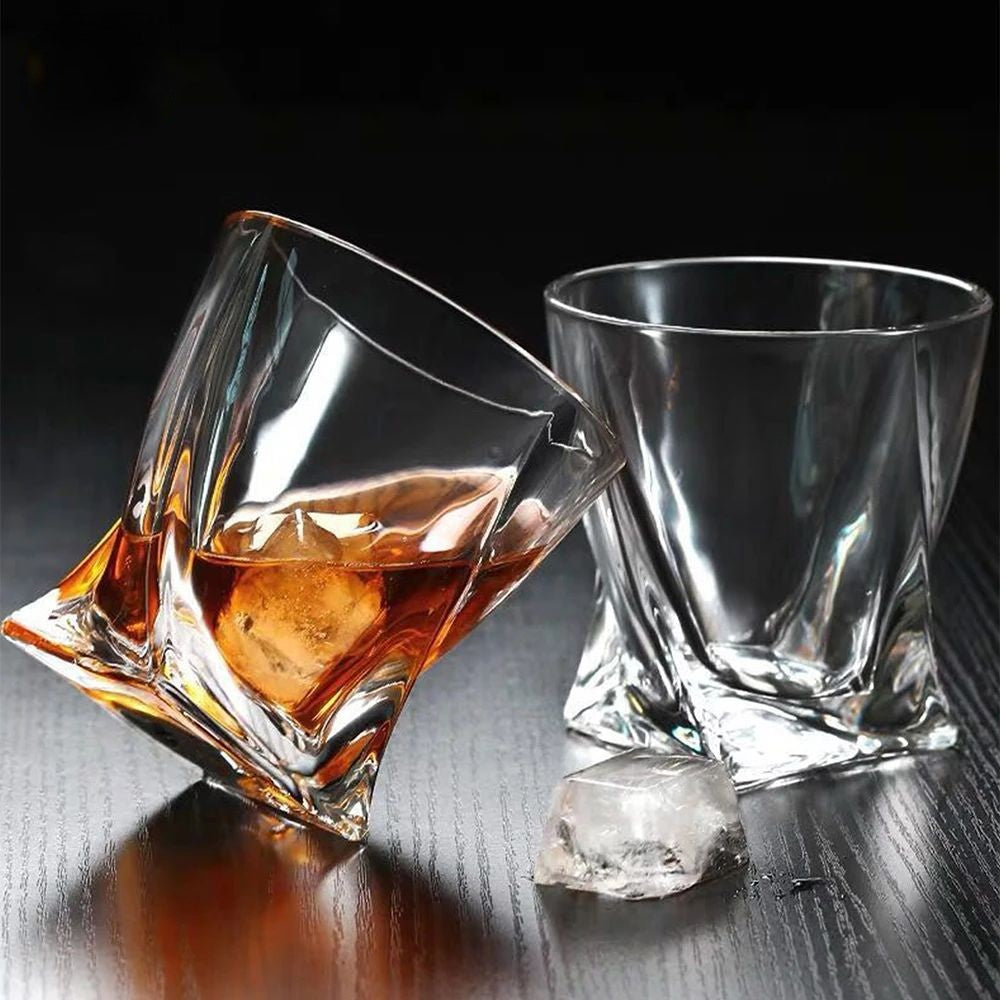 Creative Twist Whiskey Glass - Man Gifts Shop