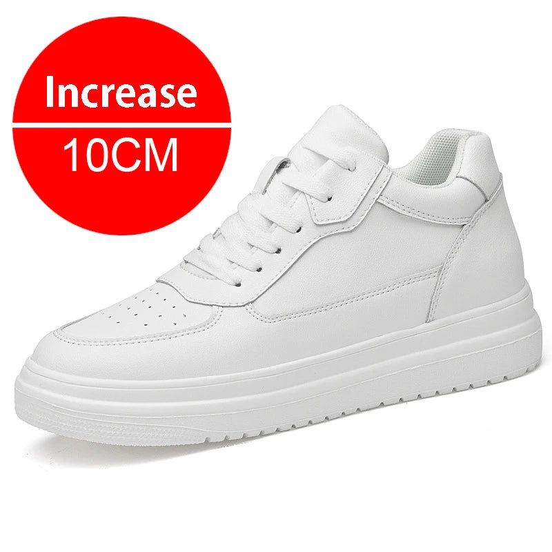 Men’s Height-Increase Elevator Sneakers | 8cm & 10cm Height Boost - Black