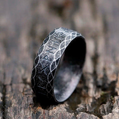 Men's 316L Stainless-Steel Retro Odin Viking Ring - Man Gifts Shop