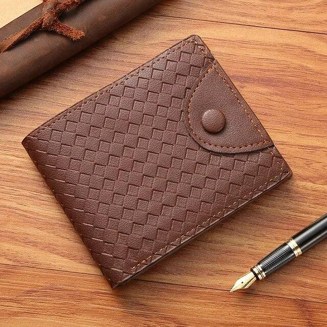 Woven Pattern Wallet - Man Gifts Shop