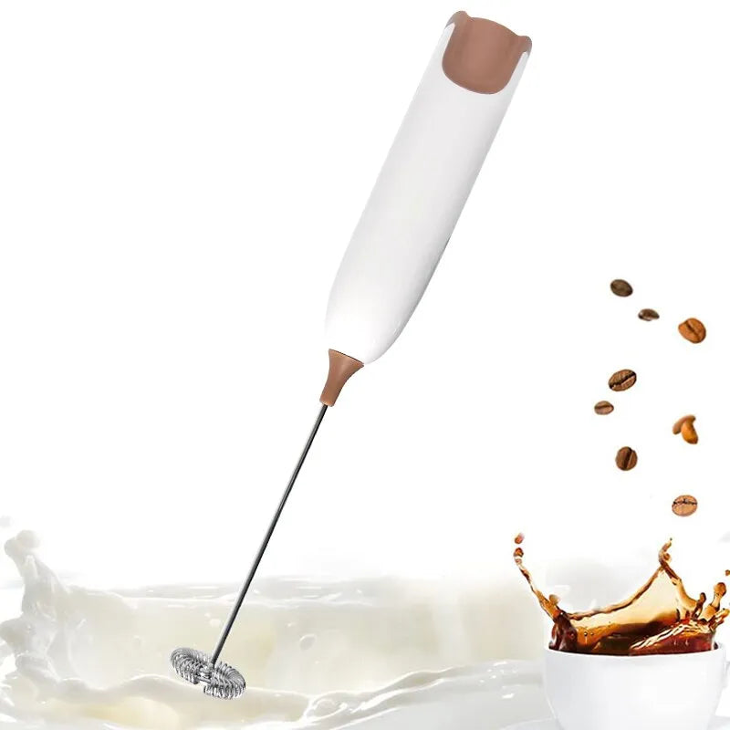 Electric Milk Frother Kitchen Drink Foamer Mixer Stirrer Coffee Cappuccino - Man Gifts Shop