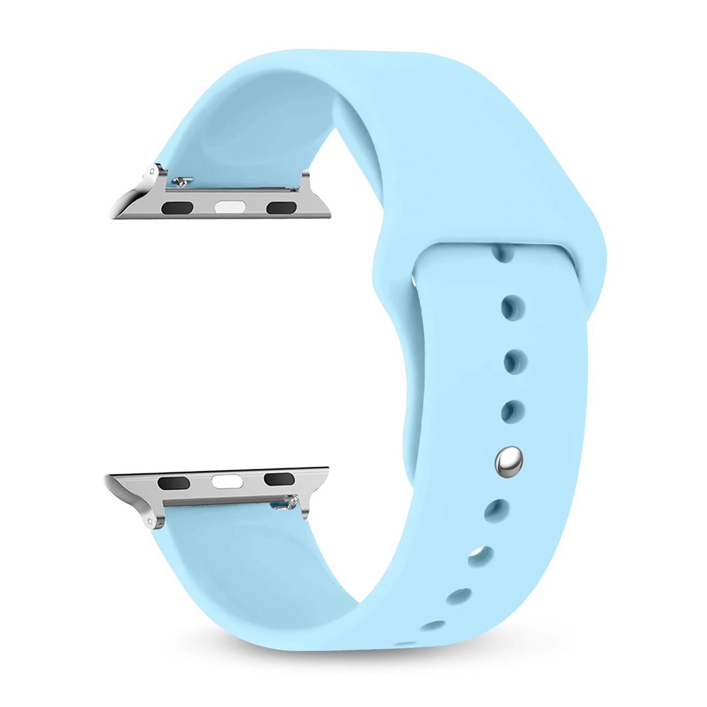 Silicone Strap for Apple Watch - Compatible with Series SE 9, 8, 7, 6, 5, 3, Ultra 2 | 38mm-49mm Bands