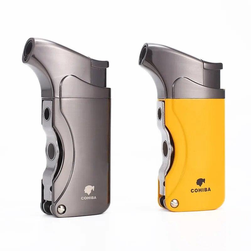 Quality Cigar Lighter with Two Size Cigar Cutters - Man Gifts Shop