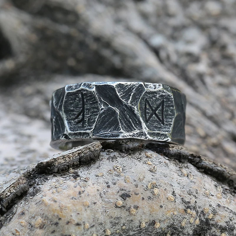 Forge Your Legend: Viking Gothic Style Stainless Steel Celtic Knot Ring - A Nordic Trinity Band for Men's Jewelry Mastery - Man Gifts Shop