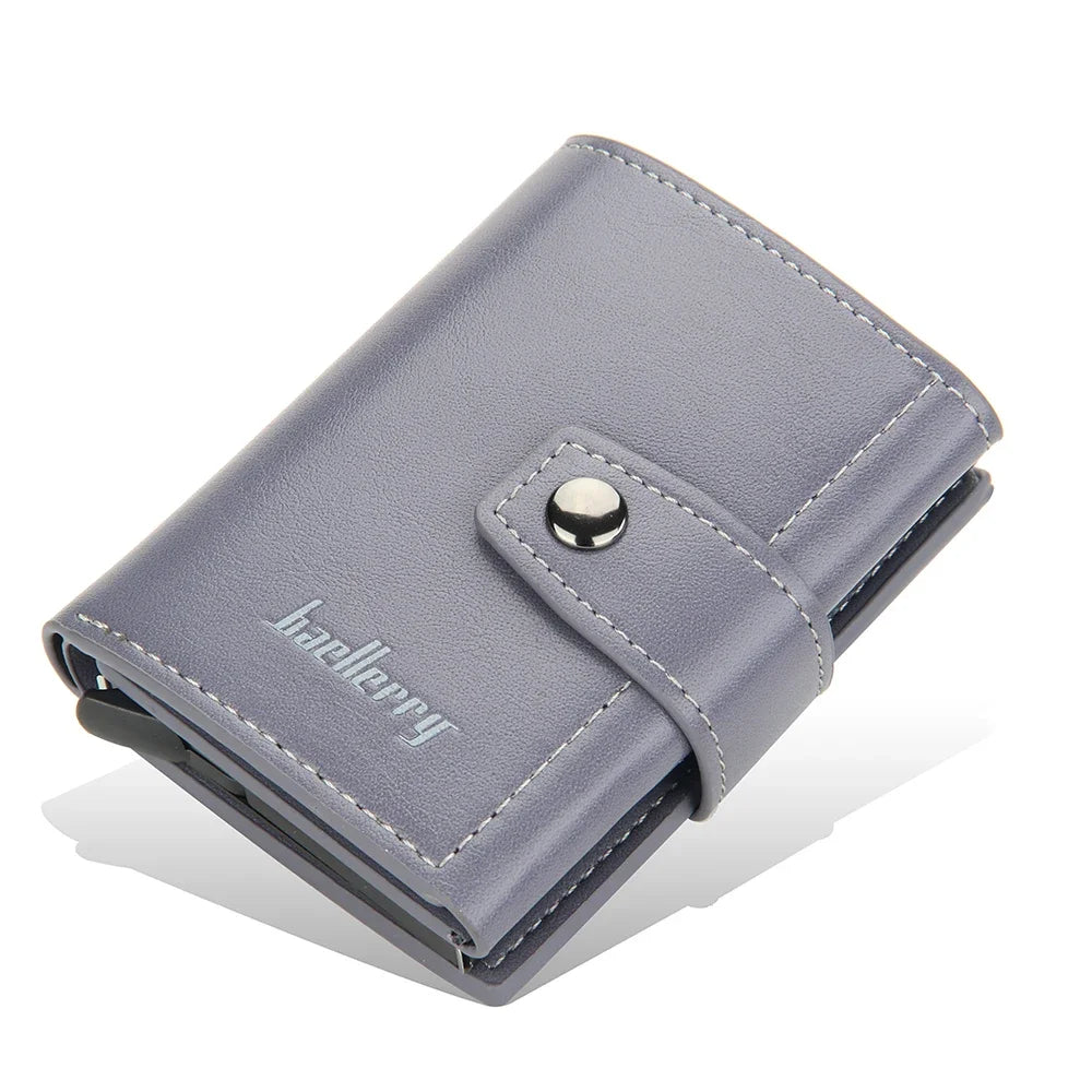 Personalized RFID-Blocking Leather Wallet for Men