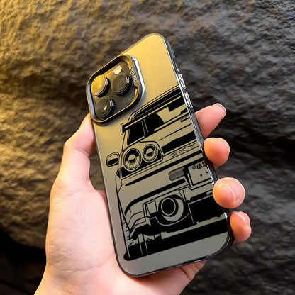 JDM Dream Car Matte Silicone Case for iPhone 16 Pro, 15 Pro Max, 14, 14 Pro, 14 Pro Max, 16 Plus, XS – Style Meets Street Performance
