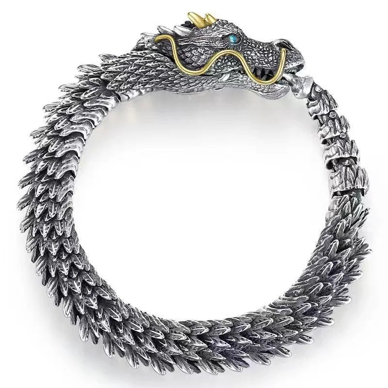 MGS Viking Black Gun Dragon Men Bracelet - Man Gifts Shop