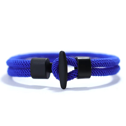 51Luckind Milan Rope Anchor Bracelet – Handmade Cotton Survival Jewelry for Men & Women