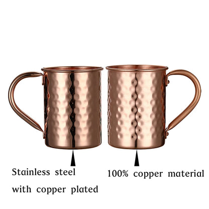 Refresh Your Drink Experience with Our 100% Copper Moscow Mule Mug – 400ml (16.0oz) of Pure Elegance