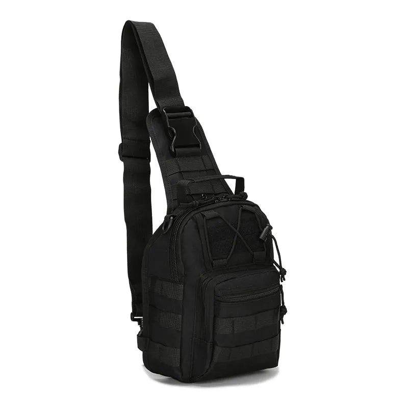 Rugged Tactical Crossbody Chest Bag for Adventurous Men - Man Gifts Shop