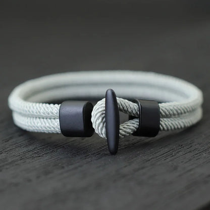 51Luckind Milan Rope Anchor Bracelet – Handmade Cotton Survival Jewelry for Men & Women
