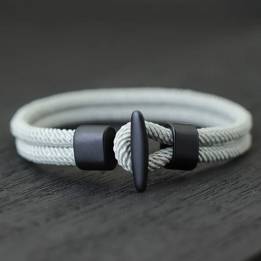 51Luckind Milan Rope Anchor Bracelet – Handmade Cotton Survival Jewelry for Men & Women