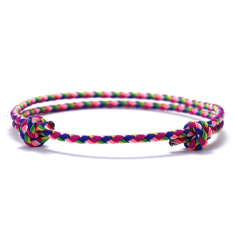 Braided Holiday Friendship Rope Bracelet