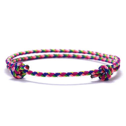Braided Holiday Friendship Rope Bracelet