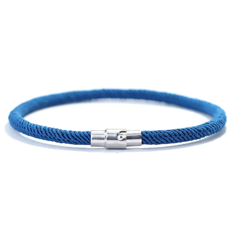 Minimalist Rope Bracelet with Magnetic Clasp – Multiple Colors – Unisex by Knotic
