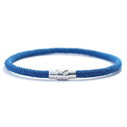 Minimalist Rope Bracelet with Magnetic Clasp – Multiple Colors – Unisex by Knotic