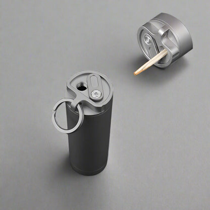 TitanVault Pocket Toothpick Holder & EDC Capsule