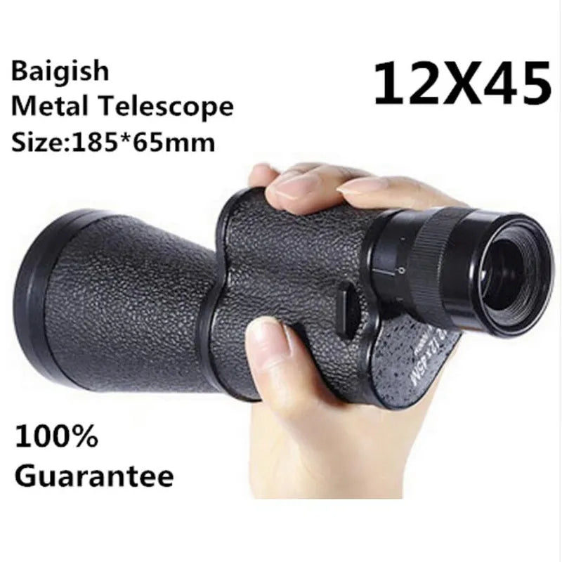 Russian Military Monocular: Metal Construction, Bak4 HD, FMC Coated, Night Vision - Ideal for Hunting and Camping - Man Gifts Shop