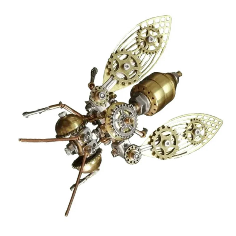 DIY 3D Puzzles Bee Steampunk Mechanical Insects Metal Assembly Model Kit