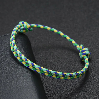 Braided Holiday Friendship Rope Bracelet
