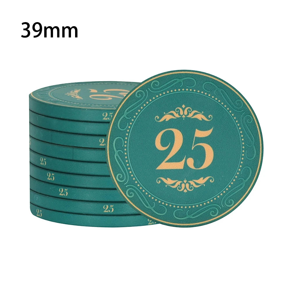 High-Quality 10PCS Ceramic Poker Chips - Man Gifts Shop