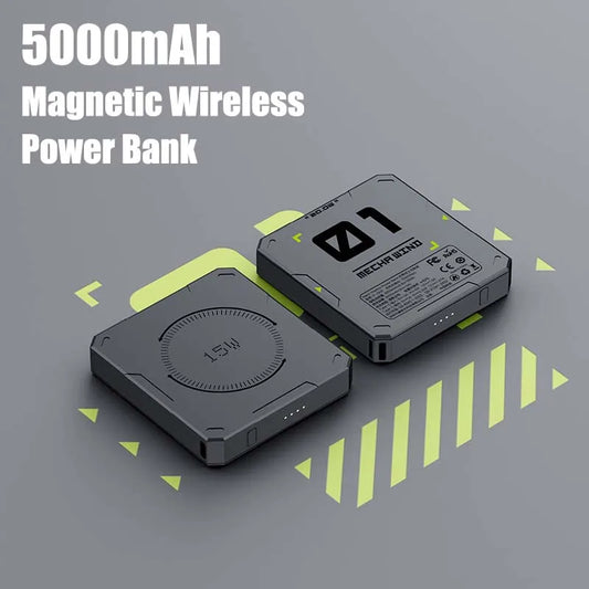 Portable 15W Wireless Fast Charging 5000mAh Magsafe Power Bank