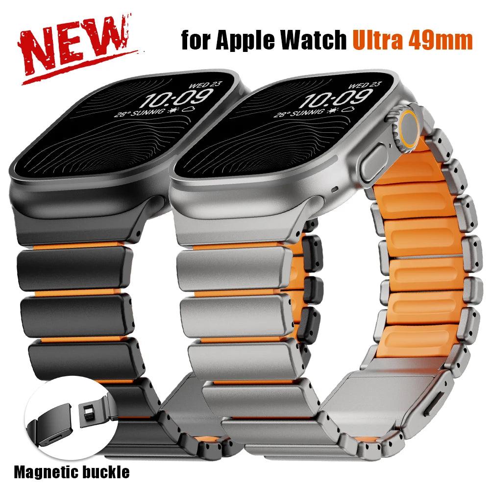 TitanEdge™ Magnetic Titanium Band for Apple Watch Ultra & Series