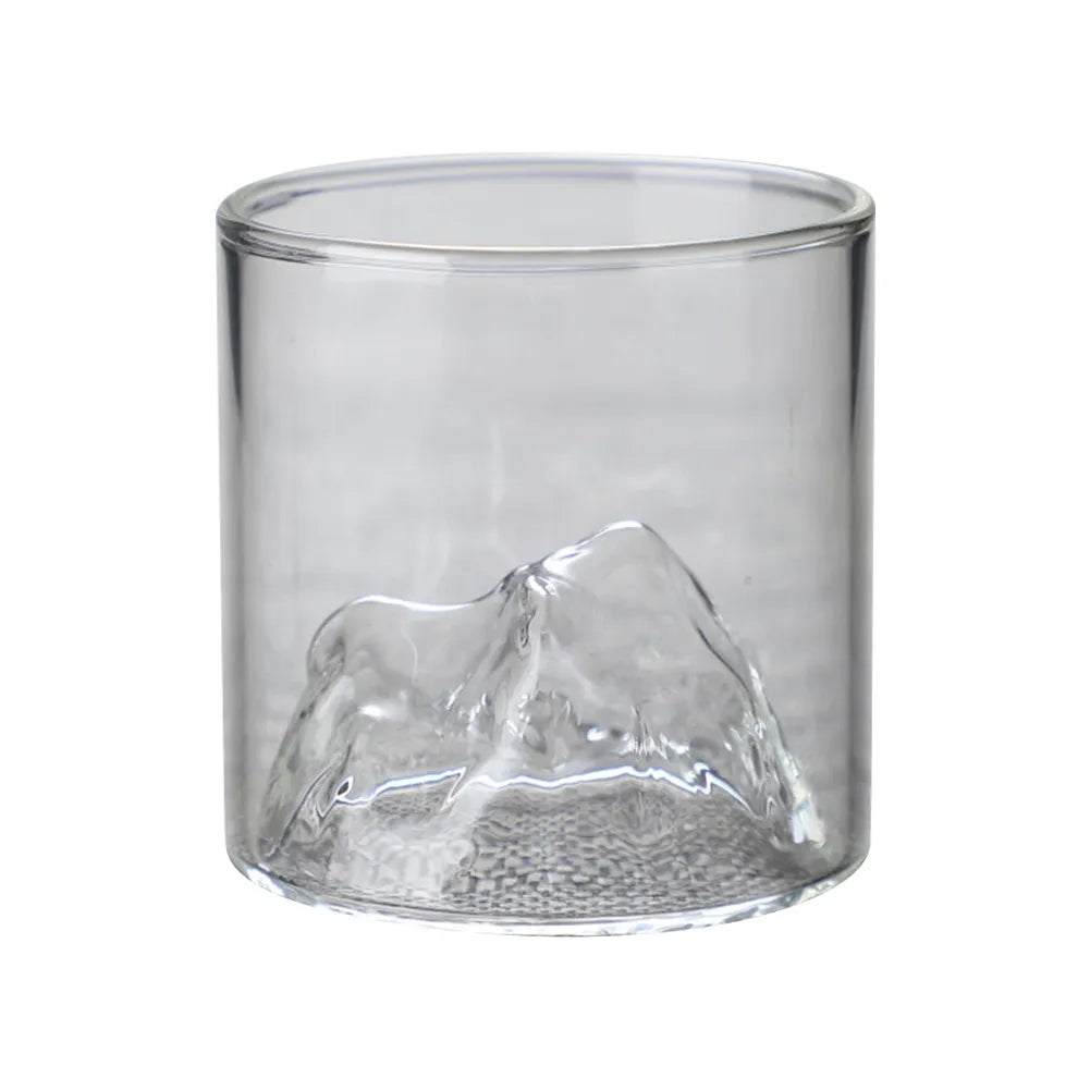 MGS Japanese Whisky Glass Cup 3D Mountain Water Glass - Man Gifts Shop