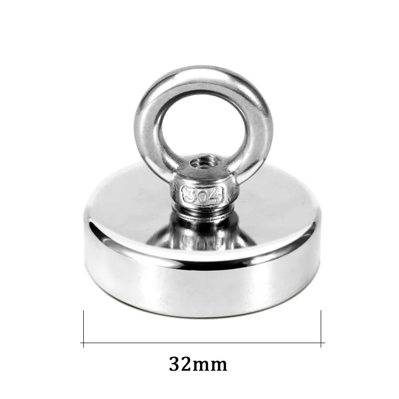 MGS Super Magnet Strong Super Powerful Neodymium Magnets N52 Magnetic Fishing Magneat Hook - Man Gifts Shop