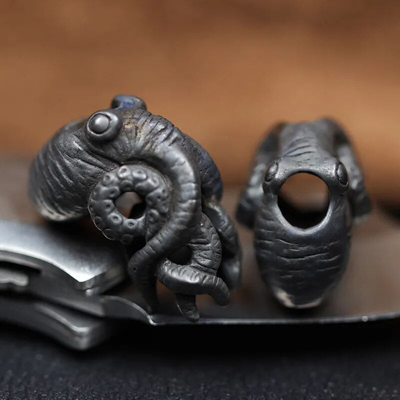 Black Sea Octopus Brass Knife Beads EDC - Man Gifts Shop