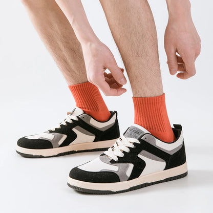 5 Pairs Men’s Cushioned Ankle Socks – Breathable, Athletic & Everyday Ready