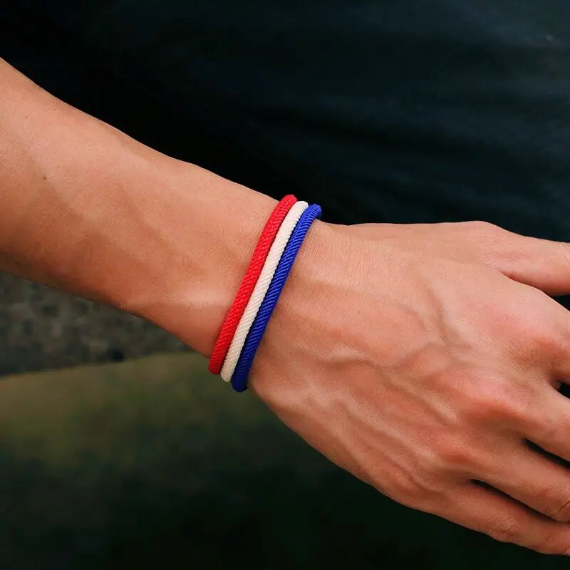 Minimalist Rope Bracelet with Magnetic Clasp – Multiple Colors – Unisex by Knotic