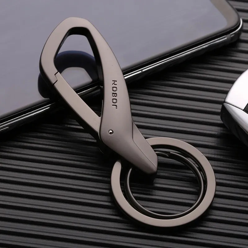 High-Quality Creative Double Ring Metal Zinc Alloy Key Chain - Man Gifts Shop