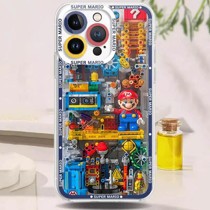 Super Mario Bros Silicone Case for iPhone 15 Pro Max, 16, 14  – Fun, Retro Style Meets Everyday Protection