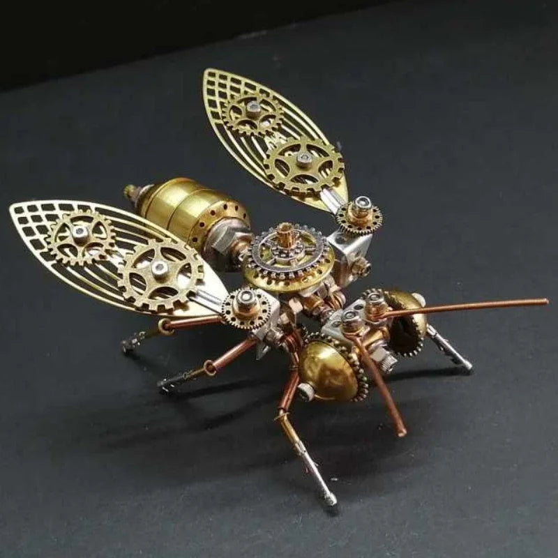 DIY 3D Puzzles Bee Steampunk Mechanical Insects Metal Assembly Model Kit