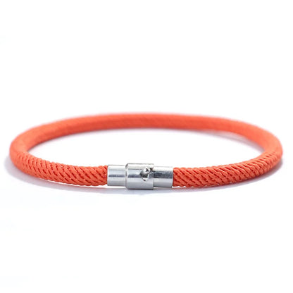 Minimalist Rope Bracelet with Magnetic Clasp – Multiple Colors – Unisex by Knotic