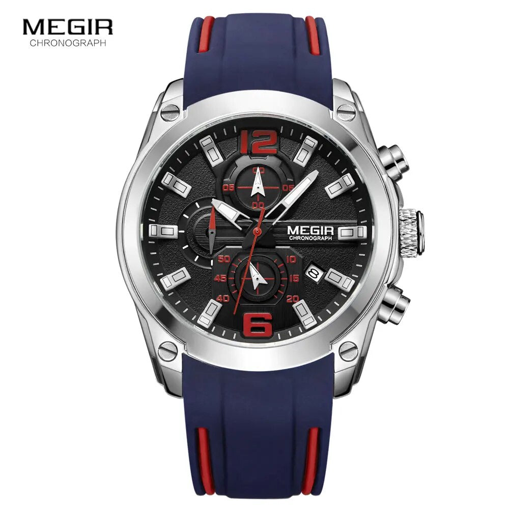 Original MEGIR Men's Chronograph Analog Quartz Watch - Man Gifts Shop