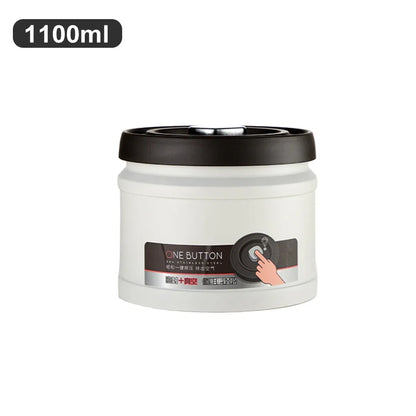 Stainless Steel Vacuum Sealed Coffee Canister – Airtight Food Storage