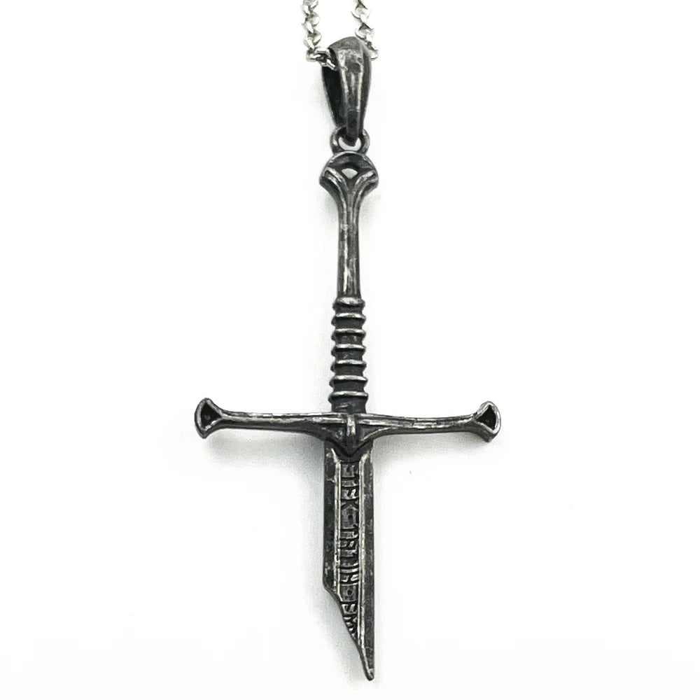 Aragorn Narsil Broken Sword Necklace - Man Gifts Shop