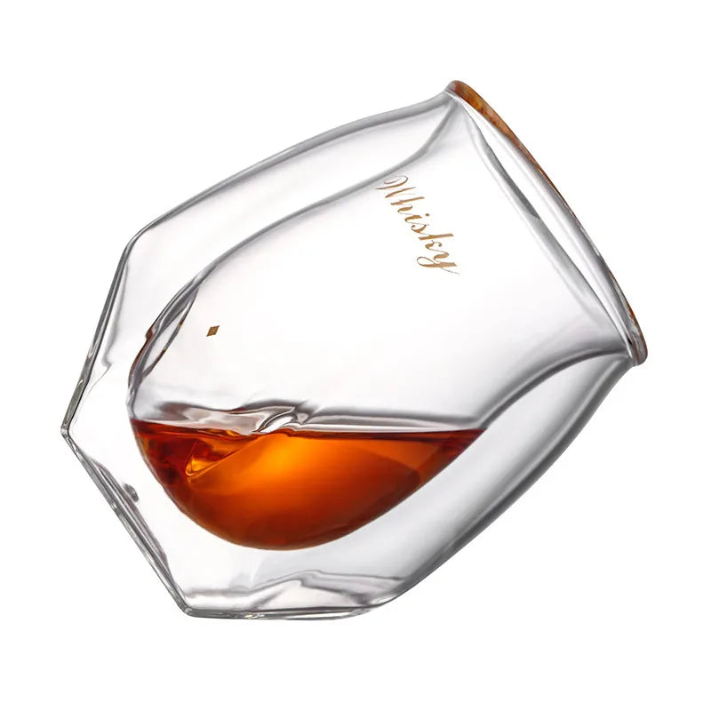 Bestselling Insulated Luxury Whisky Glass Set: Double-Bar Design - Man Gifts Shop