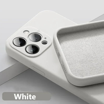 Shock-Proof Silicone Case for iPhone 15 & 16 Series – Soft, Stylish, and Protective