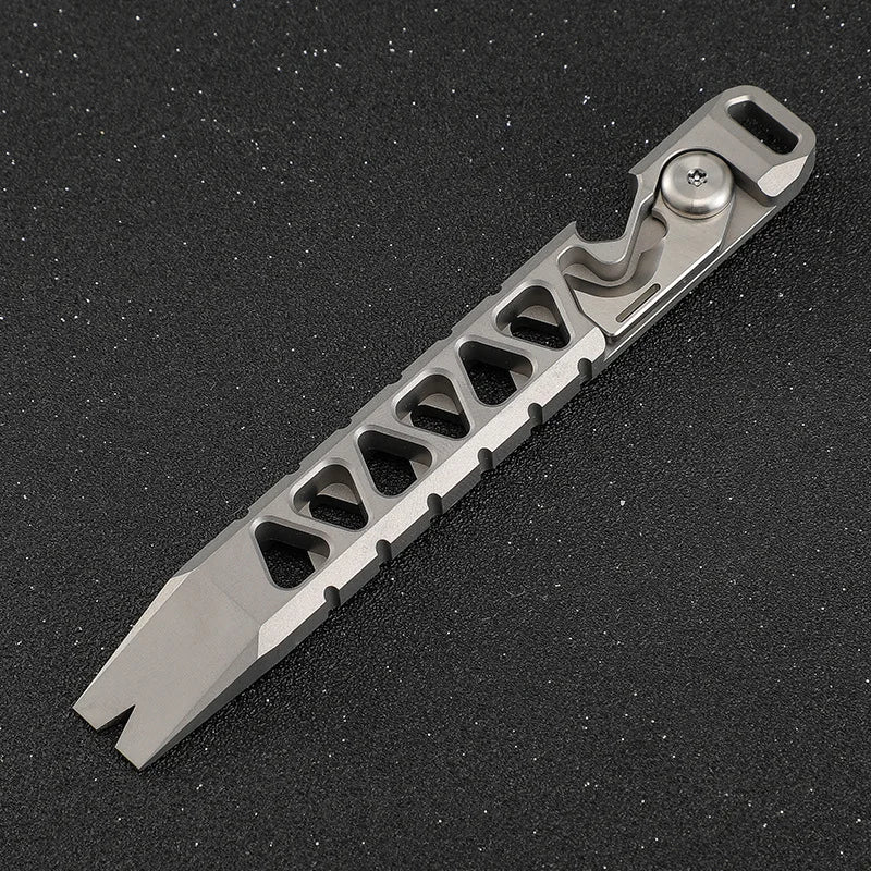 EDC Titanium Alloy Crowbar Multifunction Bottle Opener - Man Gifts Shop