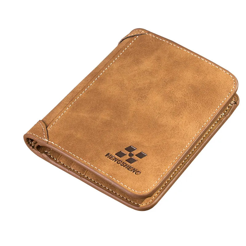 Vintage PU Leather Men's Wallet: Classic Style, Modern Convenience - Man Gifts Shop